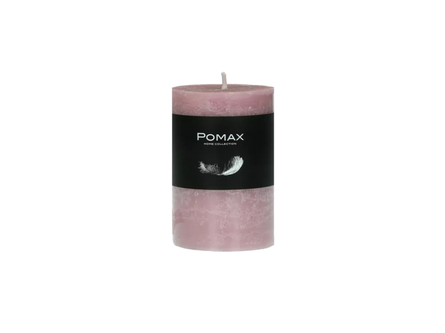 Bougie rose clair H8 cm I Pomax